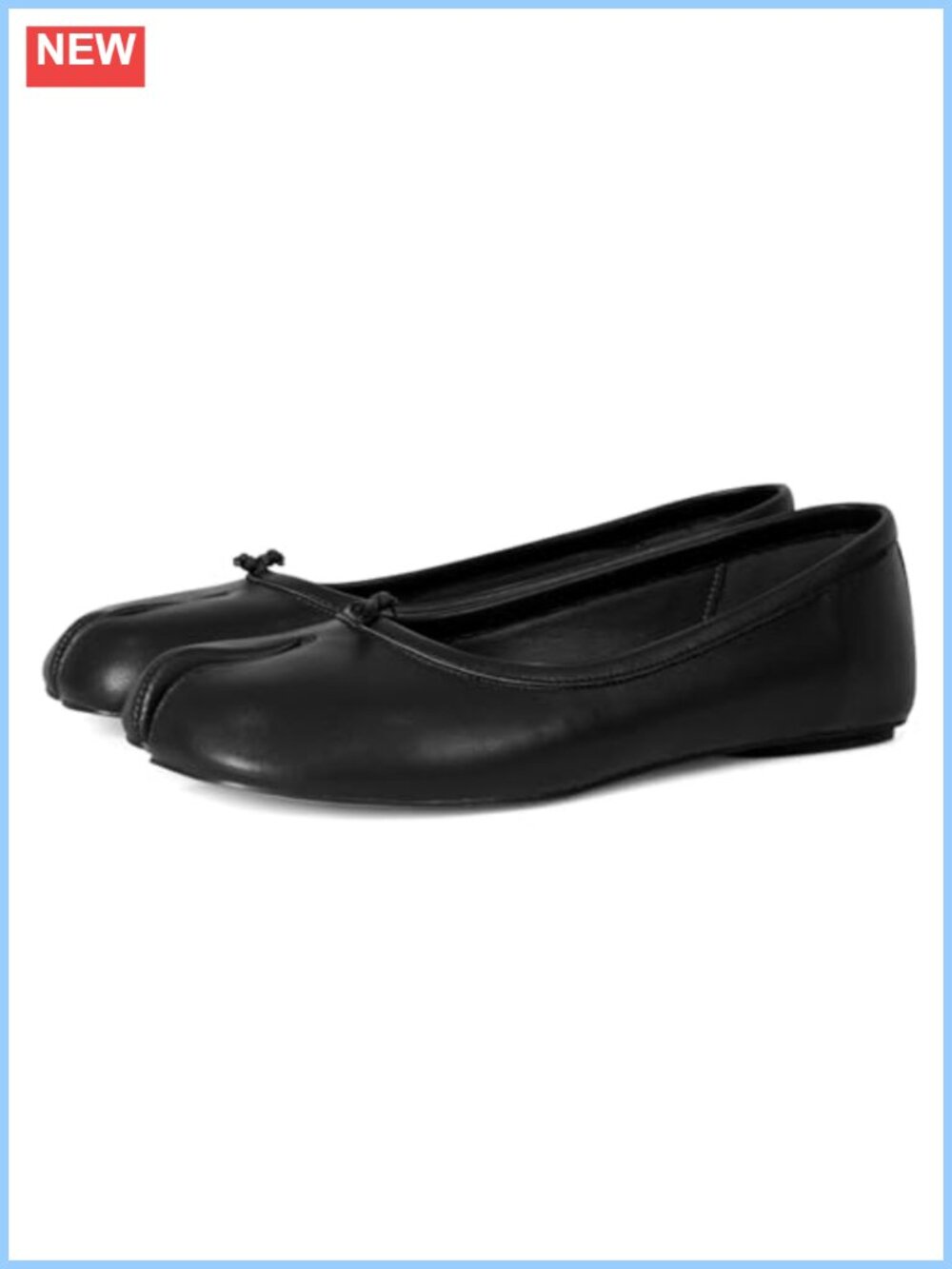 Women's Split Toe Ballet Flats Round Toe Low Heel Comfortable Wide Width